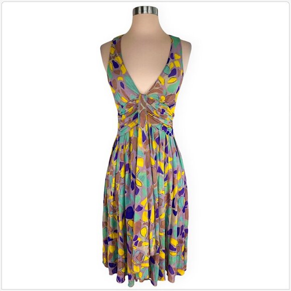 Diane Von Furstenberg Dresses & Skirts - Diane Von Furstenberg DVF Aizel Colorful Silk Mesh Print Sleeveless Dress 6